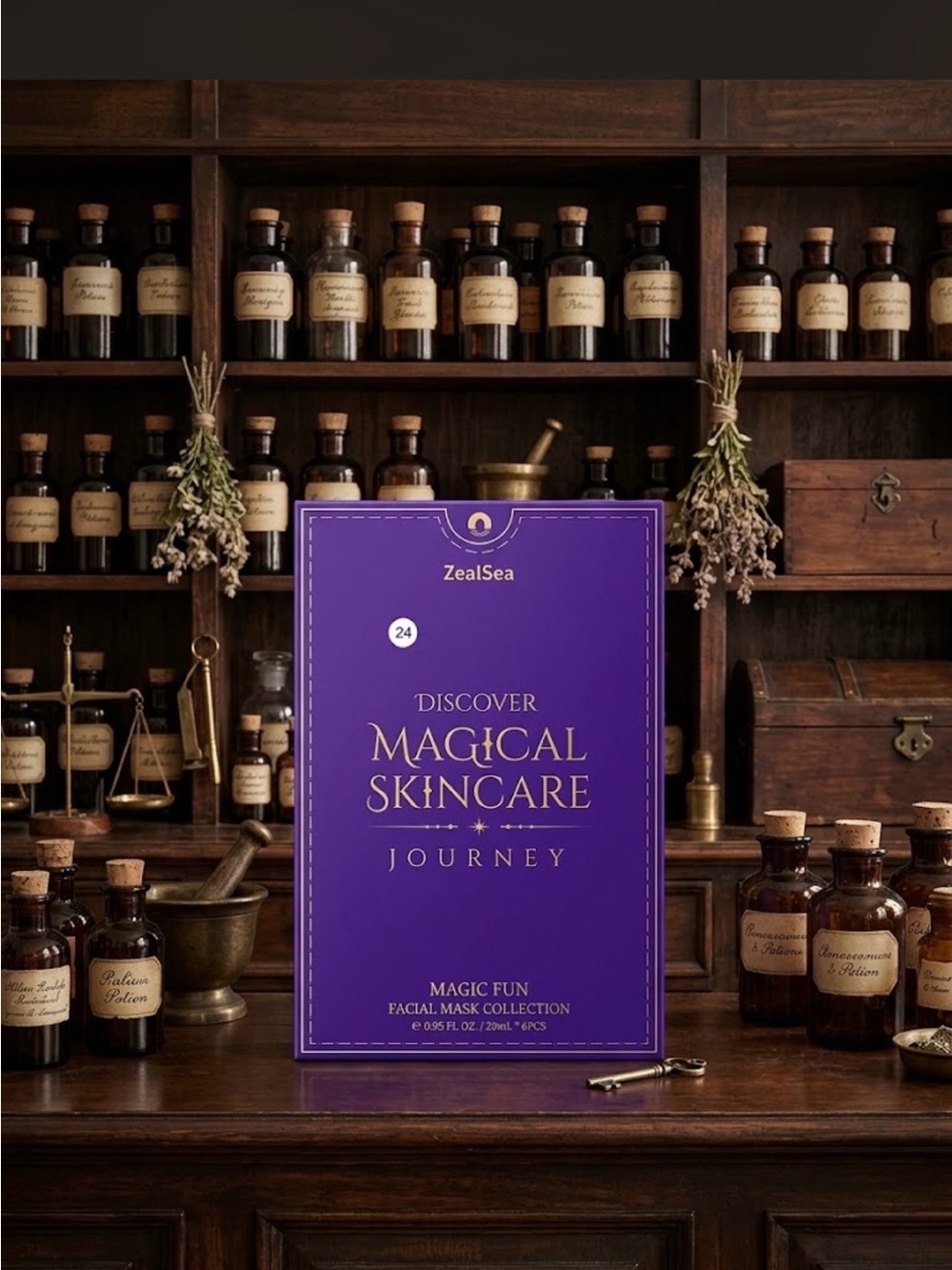 Magical Skincare Journey Facial Mask Pack - Purple